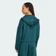 Женское худи adidas Z.N.E. Full-Zip adidas JW5321 (XS) зеленый (4068808973281) - изображение 2