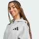 Жіноче худі adidas Z.N.E. Full-Zip adidas JD9593 (XS) сірий (4067896171241) - зображення 4