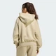 Жіноча толстовка SOFT LUX FULL-ZIP adidas KE9146 (S) коричневий (4068822042352) - зображення 2