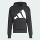 Чоловіче худі Essentials Big Logo French Terry adidas IN6164 (XS) чорний (4067905806669) - зображення 6
