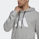 Мужское худи adidas Sportswear Future Icons Logo Graphic adidas H39802 (M) серый (4064047308754) - изображение 2