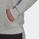 Мужское худи adidas Sportswear Future Icons Logo Graphic adidas H39802 (M) серый (4064047308754) - изображение 4