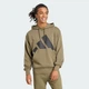 Чоловіче худі Essentials Big Logo French Terry adidas JE8892 (XS) зелений (4067905981601) - зображення 1