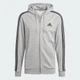 Чоловіча толстовка Essentials 3-Stripes adidas GK9034 (2XL) сірий (4064045249271) - зображення 1