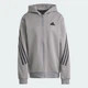 Чоловіче худі Future Icons 3-Stripes Full Zip adidas IW8529 (XS) сірий (4067896659527) - зображення 7