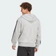Мужская толстовка Essentials 3-Stripes French Terry adidas JE6338 (2XL) серый (4067901434460) - изображение 2