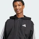 Мужская толстовка Essentials 3-Stripes Fleece adidas JD1870 (S) черный (4067905338252) - изображение 4