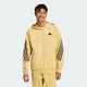 Чоловіче худі Future Icons 3-Stripes Full Zip adidas JE5704 (S) бежевий (4067896932576) - зображення 1