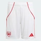 Дитячі домашні шорти Arsenal 25/26 Home Kids adidas JI9528 (164) білий (4068808732666) - зображення 6