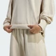 Женское худи ALL SZN French Terry Loose adidas JY7784 (XS) бежевый (4068822307840) - изображение 5