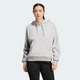 Женское худи Holiday 3-Stripes Fleece adidas JM1869 (L) серый (4068807380981) - изображение 1