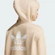 Женское худи Trefoil Cropped adidas IY4698 (L) бежевый (4067893227088) - изображение 4