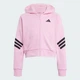 Детская толстовка Future Icons 3-Stripes Kids adidas JD1300 (140) розовый (4067905894659) - изображение 6