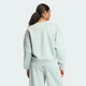 Женский свитшот FUTURE ICONS THREE STRIPES adidas KB4245 (L) зеленый (4068815217231) - изображение 2