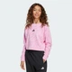 Дитячий світшот Future Icons Cropped Kids adidas JW7541 (128) рожевий (4068807784406) - зображення 1