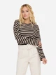 Лонгслив длинный женский ONLY 15337134-Black Coffee L Темно-коричневый (5715671399517) - изображение 1