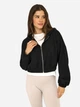 Спортивная кофта женская ONLY 15346449-Black S Черная (5715678366949) - изображение 1