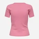 Футболка хлопковая женская ONLY 15369240-Wild Rose XS Розовая (5715830215665) - изображение 4