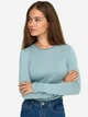 Лонгслив длинный женский ONLY 15359724-Arona S Зелено-голубой (5715729174097) - изображение 4