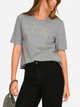 Футболка хлопковая женская ONLY 15368936-Light Grey Melange XS Светло-серая (5715871534176) - изображение 1