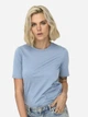 Футболка хлопковая женская ONLY 15270390-Cashmere Blue S Голубая (5715829971978) - изображение 3