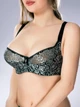 Бюстгальтер Diorella 63392DD чорно-білий 75DD - зображення 1