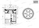 Фильтр масляный Kia, Mazda, Honda, Subaru D=68mm, H=87mm, M20x1.5 FOM196 Shafer - изображение 2