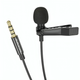 Мікрофон Петлічний BOROFONE BFK11 Elegant lavalier AUX3,5/2m. чорний - изображение 1