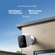 Уличная камера MI Outdoor Camera BW500 с питанием от батареи, беспроводная, без подключения к сети, 4-мегапиксельная HD-камера с разрешением 2.5K, полноцветное ночное видение, удаленный мобильный мониторинг для загородного двора - изображение 1