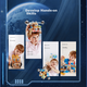 Hape (Німеччина) Дитяча іграшка для складання, подарунок на день народження, набір викруток та гайок, універсальний ящик для інструментів столяра E8039 - зображення 2