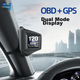 Zianpingxian (ActiSafety) A401 HUD проекційний дисплей OBD РК-прилад турбоприскорення гальмування тест - зображення 1