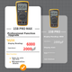 Цифровой мультиметр FLUKE F15B PRO MAX, портативный многофункциональный измерительный прибор, амперметр, инструмент F15B+ - изображение 3