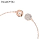 Жіночий браслет SWAROVSKI DAZZLING SWAN рожевого кольору з принтом лебедя, подарунок на день народження жінки, 5472271 - изображение 7
