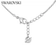 Намисто SWAROVSKI SWAN з чорно-білим градієнтним лебедем, подарунок на день народження для дівчини, жіночі ювелірні вироби, 5614103 - зображення 2