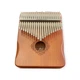 Калимба с резонатором Kalimba на 21 язычков Ручное фортепиано Коричневый с Узором K-21-23K - изображение 1