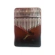 Музыкальный инструмент Калимба Kalimba на 17 язычков Ручное фортепиано Коричневый Олень снежинки K-17-07K - изображение 3