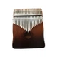 Калимба с резонатором Kalimba на 21 язычков Ручное фортепиано Тёмно- Коричневый с Узором K-21-22TK - изображение 6