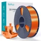 PLA-пластик Філамент Sunlu PLA Silk Plus Orange (PLA+) для 3D-принтера - 1Кг, 1.75mm Red Шовковий Помаранчевий з Котушкою - изображение 1