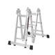 Драбина-трансформер Kraft&Dele KD4070 4x3 3.46 м 150 кг срібляста - зображення 2
