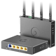 Промышленный маршрутизатор Beiruipugongying R300S 4G, питание POE, две антенны 4G, двойное резервное питание, совместимость со всеми сетями 4G, слот для SIM-карты, беспроводной Wi-Fi, удаленное управление, удаленное подключение к сети, 5 сетевых портов. - изображение 11