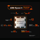 Процесор AMD Ryzen 5 7500F (R5), 5 нм, 6 ядер, 12 потоків, максимальна частота Boost до 5 ГГц, процесор AM5 у штучному корпусі, плавна гра для Dota/Warzone/CSGO - изображение 5