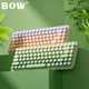 Клавиатура беспроводная BOW K608DL Bluetooth/2.4 GHz English Matcha Green - изображение 11