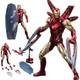Подарок на день рождения для мальчика от Marvel: фигурка Железного Человека MK85 версии 1.0, подвижная модель брони. - изображение 2