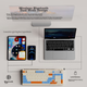 Комплект беспроводной EWEADN V98 Wireless/Bluetooth/USB Orange - изображение 6