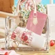 Термокружка Dishini Клубничный мишка с трубочкой Pink - изображение 10