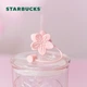 Чашка Starbucks «Цветущий персик» с изображением богини, стеклянная кружка с розовым градиентом и трубочкой, 550 мл, офисная кружка-заварник для чая, подарок на праздник богини для женщин. - изображение 6
