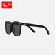 Солнцезащитные очки RayBan в квадратной оправе большого размера, эффект сужения лица, модный дизайнерский стиль 0RB4401D, подарок - изображение 5