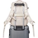 Рюкзак CAMEL Cloud Travel Backpack, большой вместимости, для студентов, для походов, путешествий, активного отдыха и спорта, для ноутбука, цвет: кремовый. - зображення 1