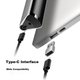 Колонка EDIFIER M16+ портативна настільна, USB, Type-C, титаново-сіра - зображення 7