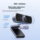 Внешняя USB-веб-камера UGREEN 1080P HD с широким углом обзора и двумя микрофонами для видеозвонков, прямых трансляций, офисных совещаний, собеседований, экзаменов 15728 - изображение 2
